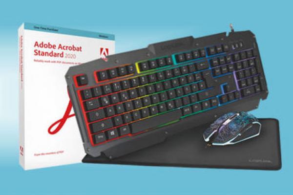 Logilink Gaming Set - Inkl. Adobe Acrobat Standard 2020 OEM (1 User - perpetual) -WIN only ESD